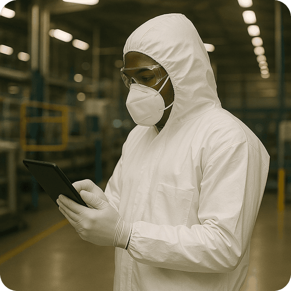 Lab scientist image