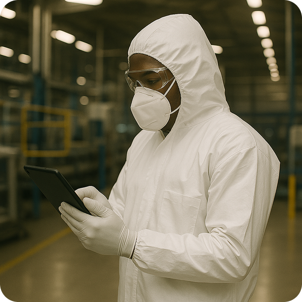 Lab scientist image